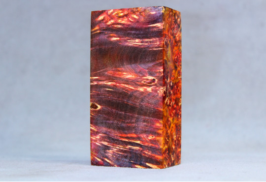 Stabilized Maple Burl Wood Mod Block